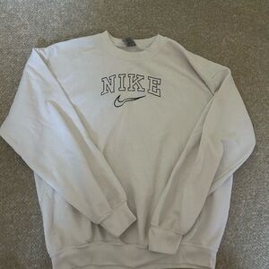 embroidered crewneck